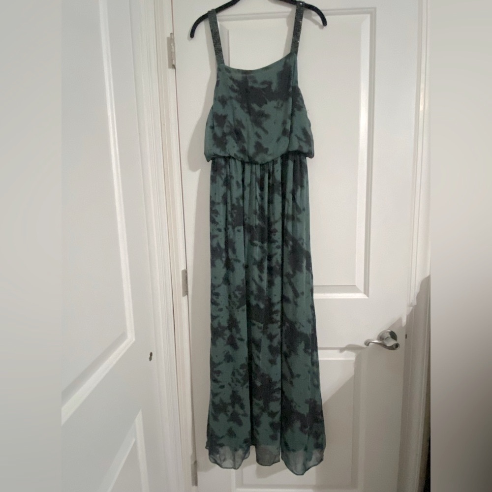 (NWT) Zara Midi Dress with Beaded Straps - Size L